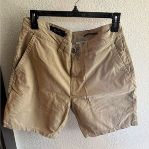 Roark Khaki Flat Front Shorts